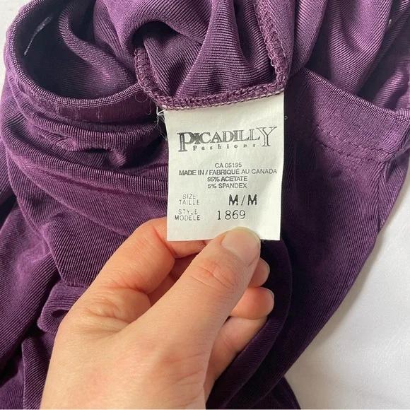 Vintage Purple Maxi Skirt - Picture 4 of 6